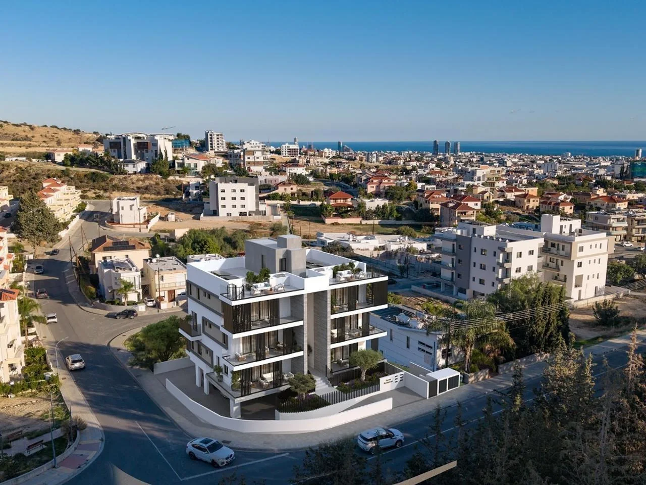Contemporary residence overlooking Limassol and the Mediterranean
